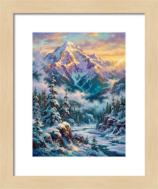 Majestic Winter Peaks