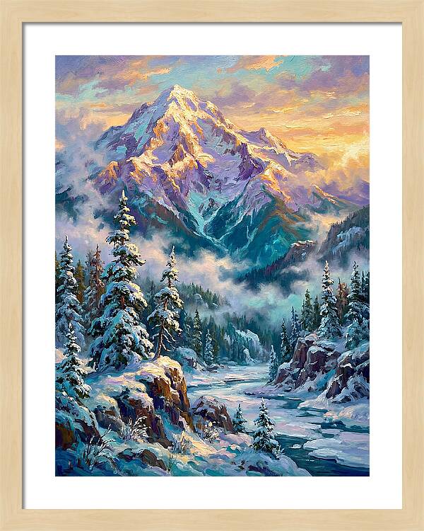 Majestic Winter Peaks