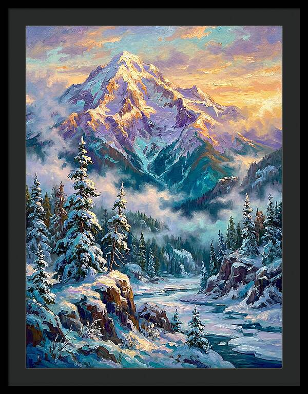 Majestic Winter Peaks