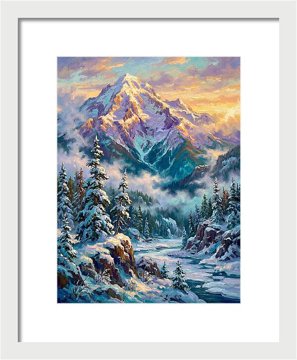 Majestic Winter Peaks