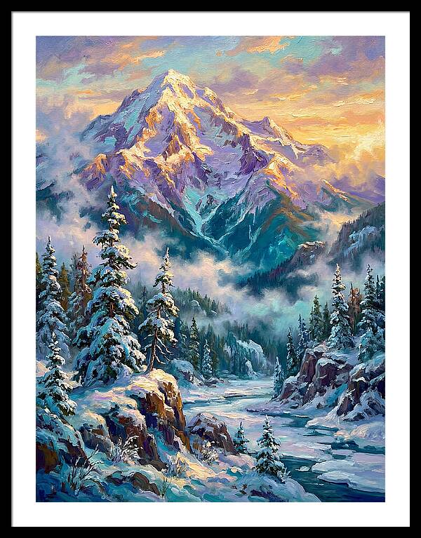 Majestic Winter Peaks