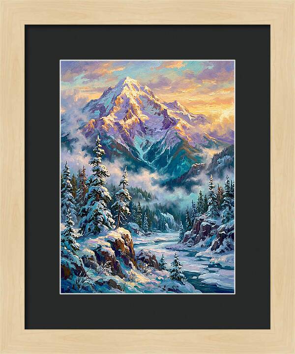 Majestic Winter Peaks