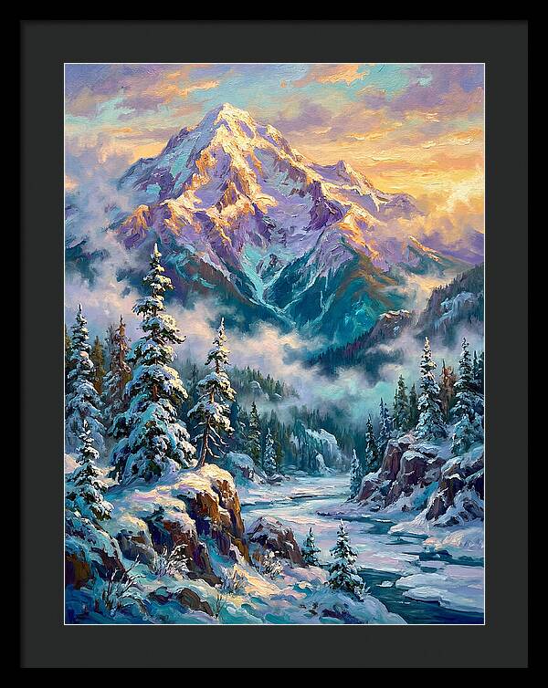 Majestic Winter Peaks