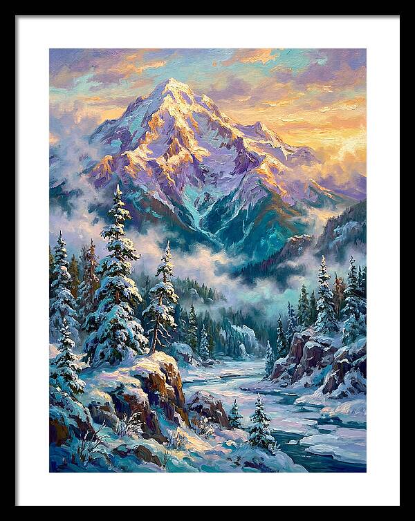 Majestic Winter Peaks