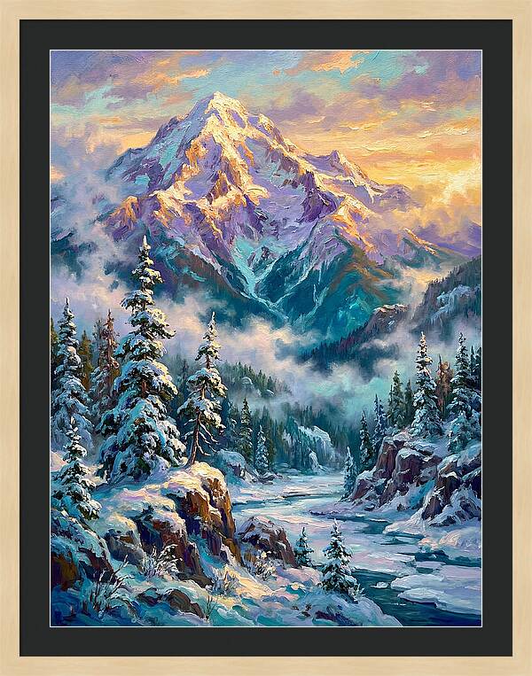 Majestic Winter Peaks