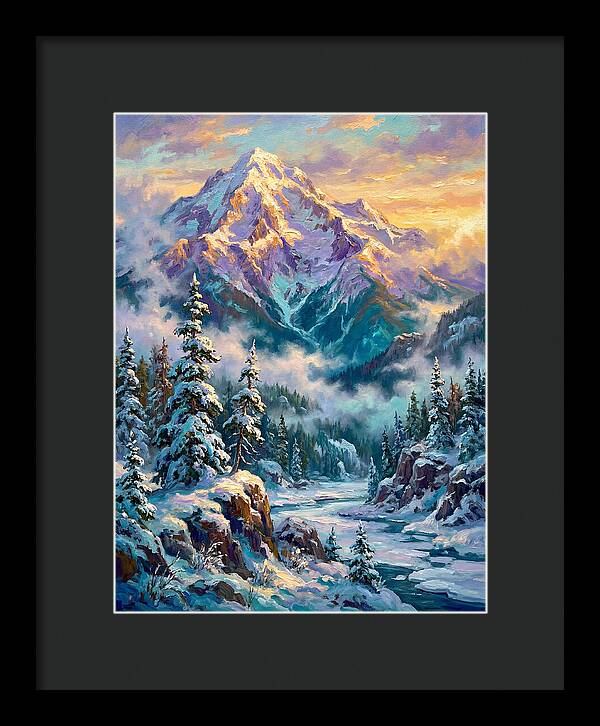 Majestic Winter Peaks