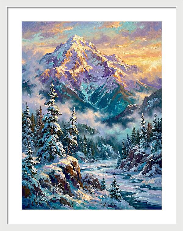 Majestic Winter Peaks