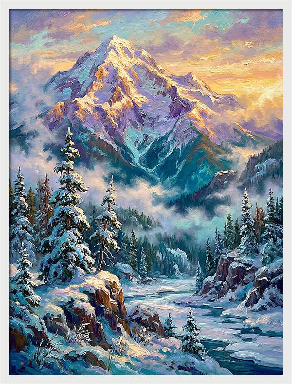 Majestic Winter Peaks