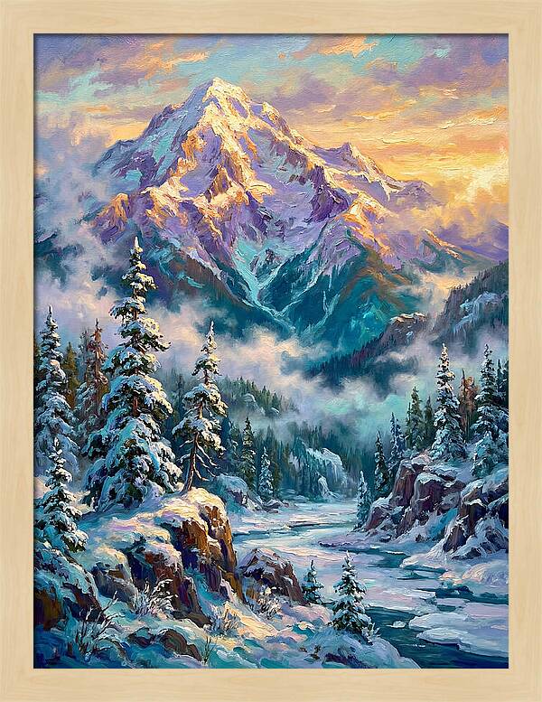 Majestic Winter Peaks