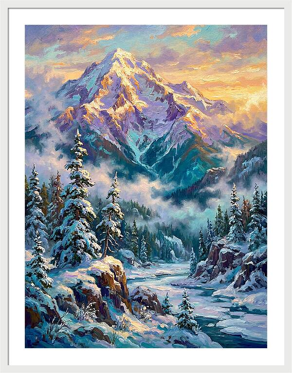 Majestic Winter Peaks