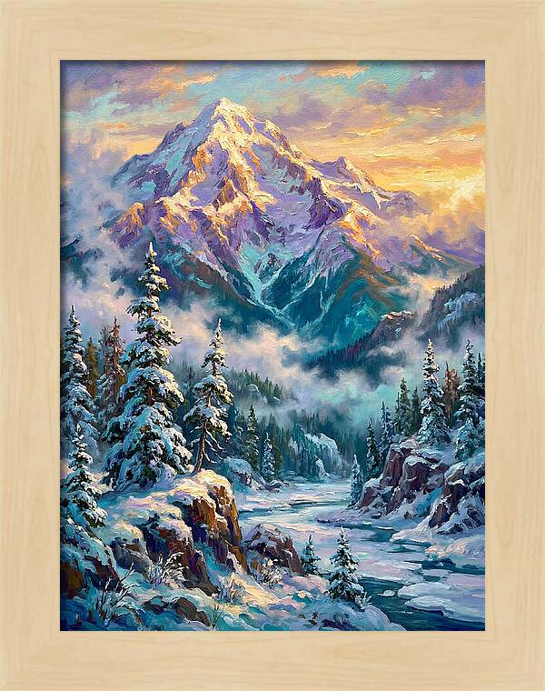 Majestic Winter Peaks