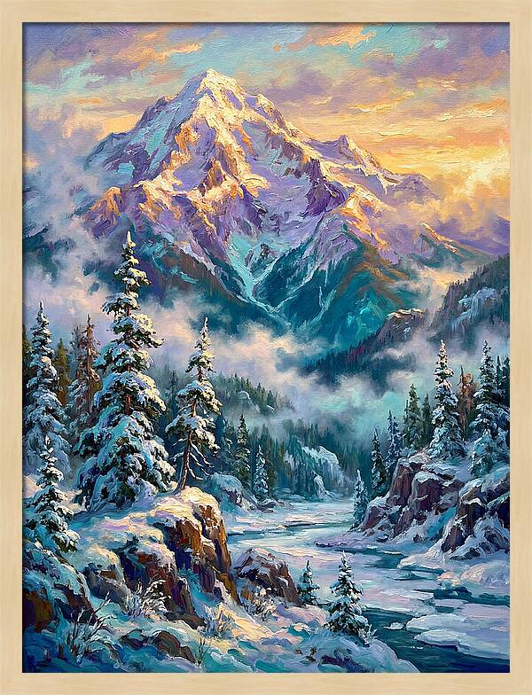 Majestic Winter Peaks