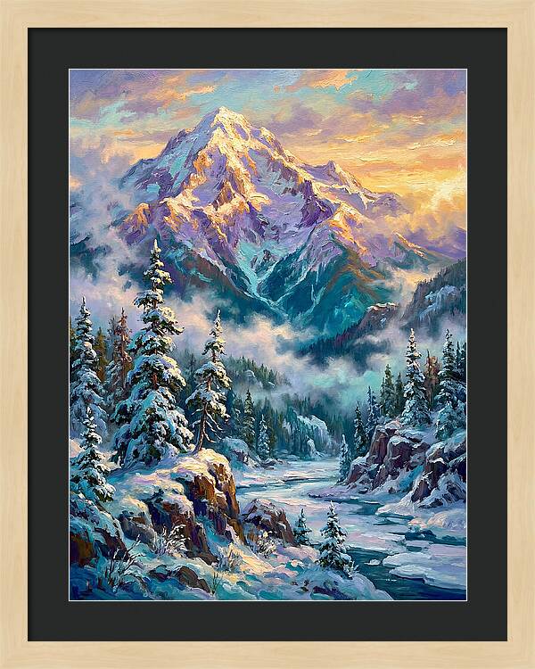 Majestic Winter Peaks