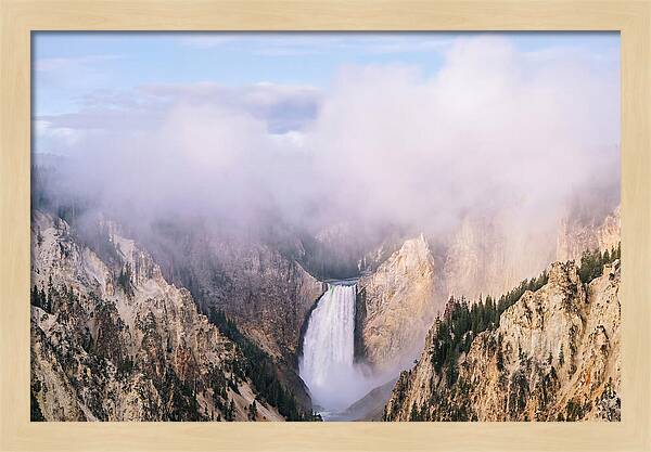 Majestic Yellowstone Waterfall