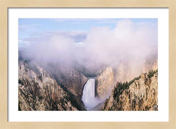 Majestic Yellowstone Waterfall