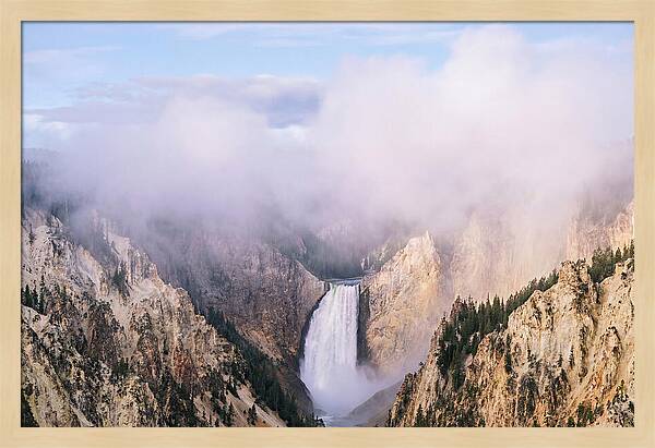 Majestic Yellowstone Waterfall