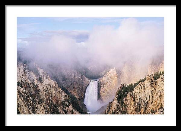 Majestic Yellowstone Waterfall