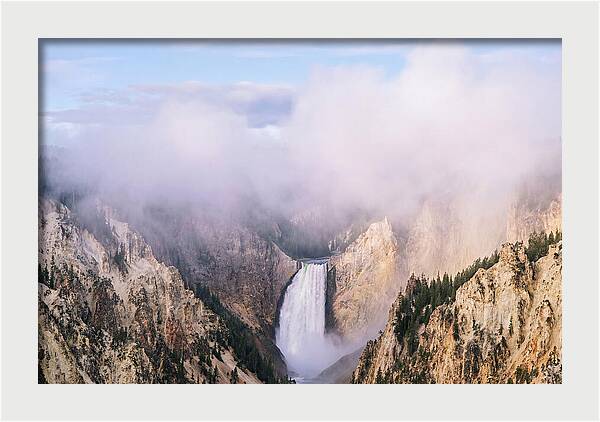 Majestic Yellowstone Waterfall
