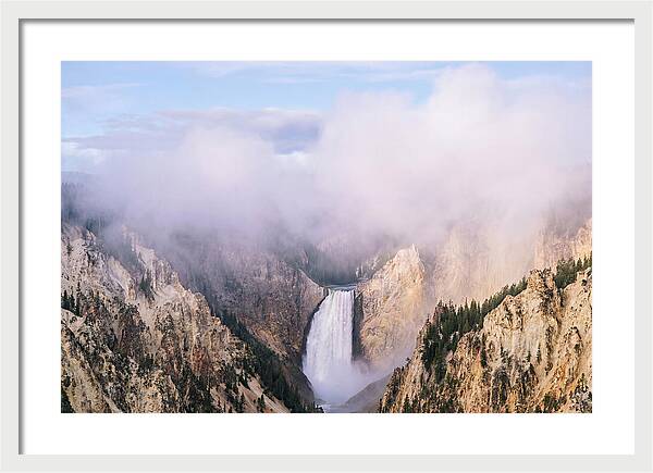 Majestic Yellowstone Waterfall