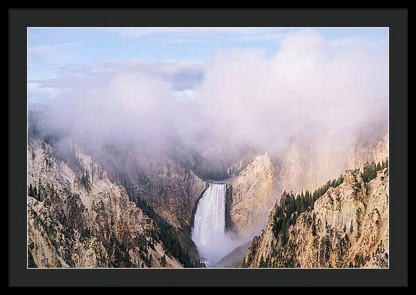 Majestic Yellowstone Waterfall