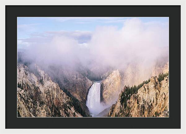 Majestic Yellowstone Waterfall