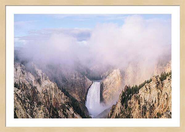 Majestic Yellowstone Waterfall