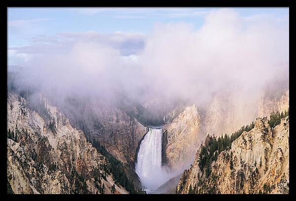 Majestic Yellowstone Waterfall