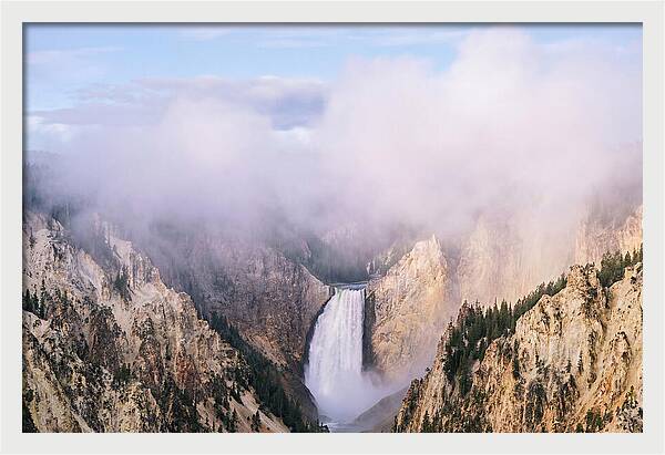 Majestic Yellowstone Waterfall