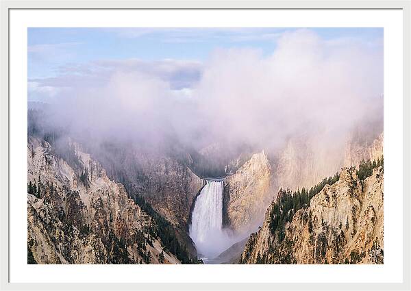 Majestic Yellowstone Waterfall