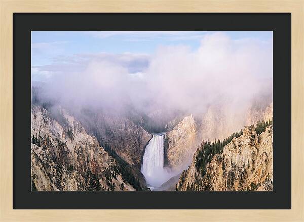 Majestic Yellowstone Waterfall
