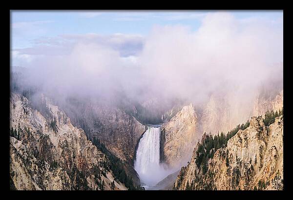 Majestic Yellowstone Waterfall