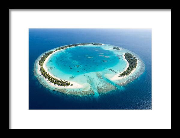 Maldives Aerial Atoll View