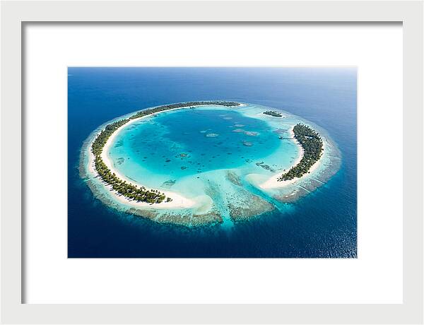 Maldives Aerial Atoll View