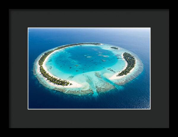 Maldives Aerial Atoll View