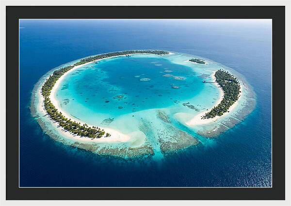 Maldives Aerial Atoll View
