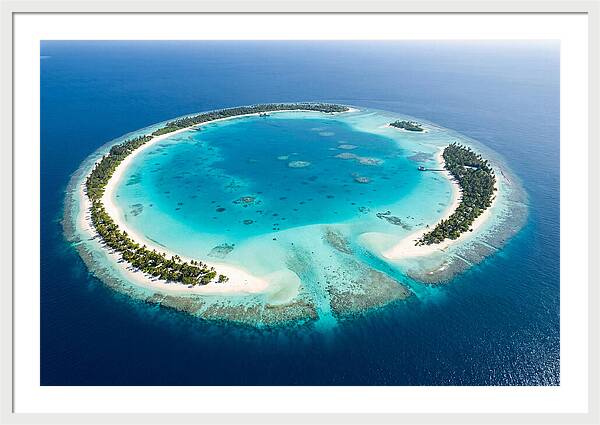 Maldives Aerial Atoll View