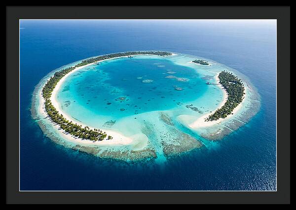 Maldives Aerial Atoll View
