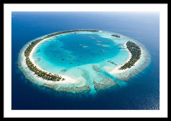 Maldives Aerial Atoll View