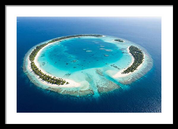 Maldives Aerial Atoll View