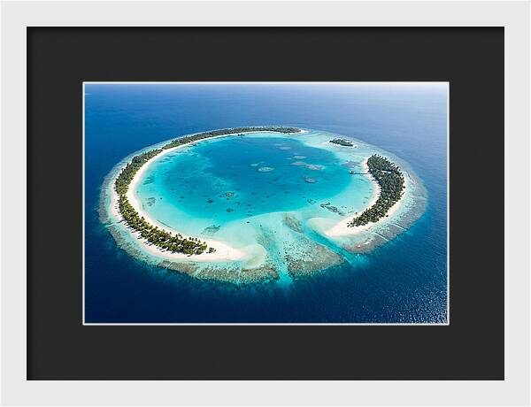 Maldives Aerial Atoll View