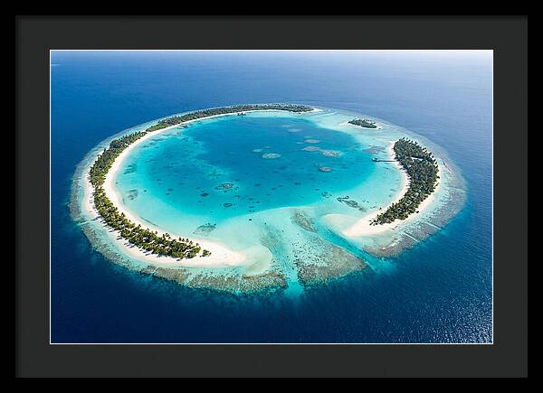 Maldives Aerial Atoll View