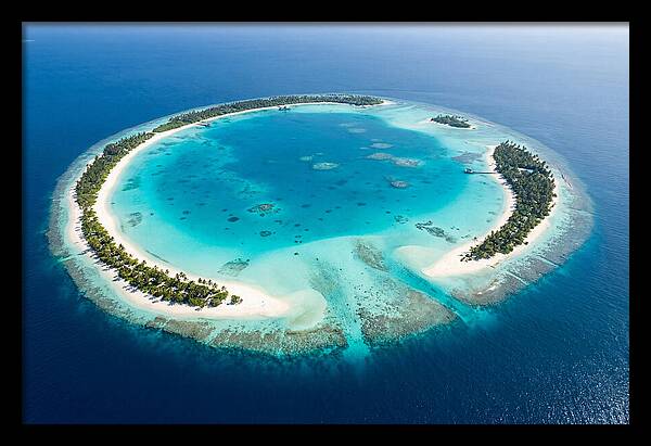Maldives Aerial Atoll View