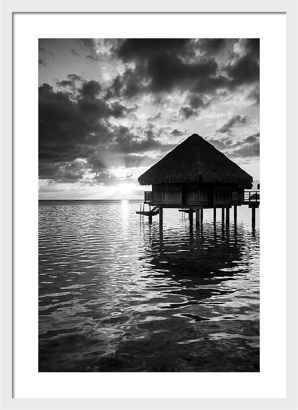 Maldives Bungalow Reflection