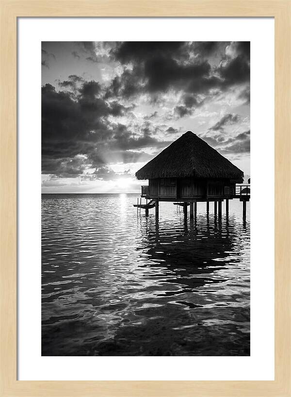 Maldives Bungalow Reflection