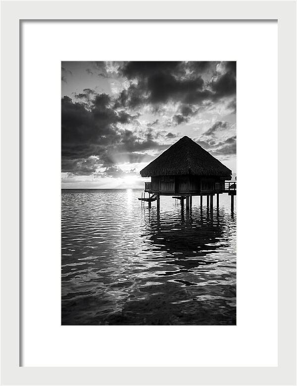 Maldives Bungalow Reflection