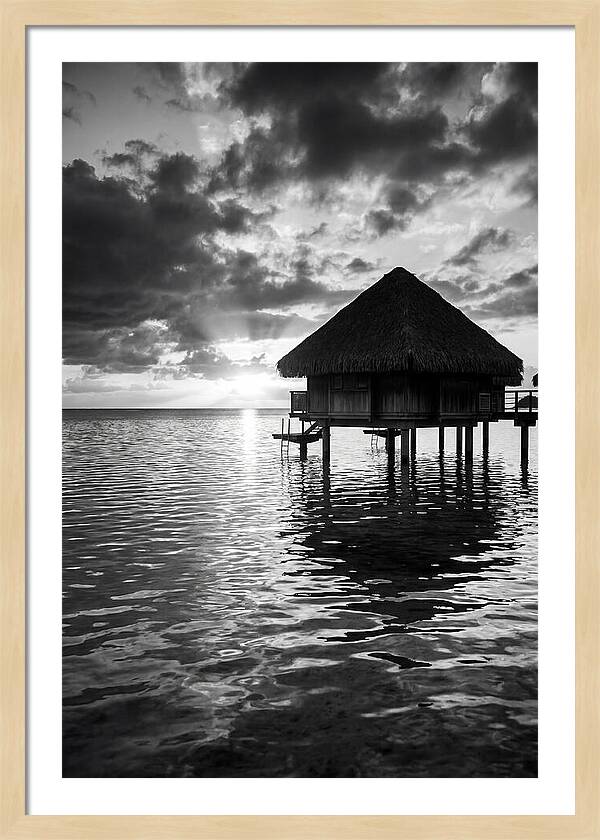 Maldives Bungalow Reflection