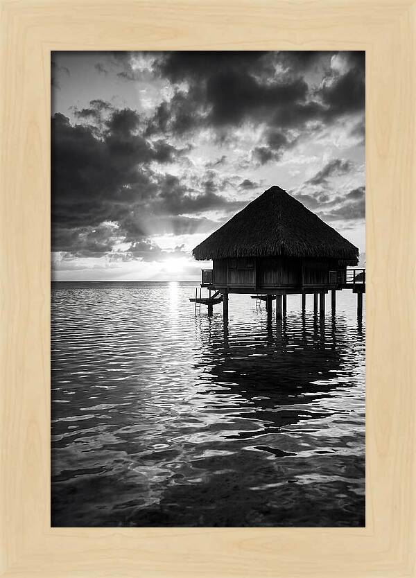 Maldives Bungalow Reflection