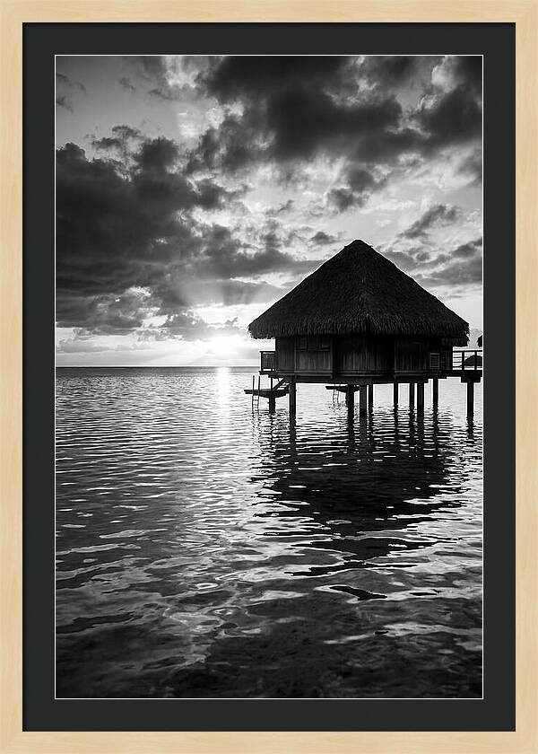 Maldives Bungalow Reflection