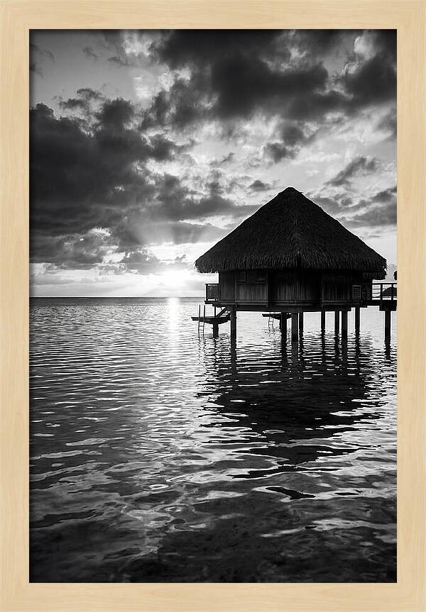 Maldives Bungalow Reflection