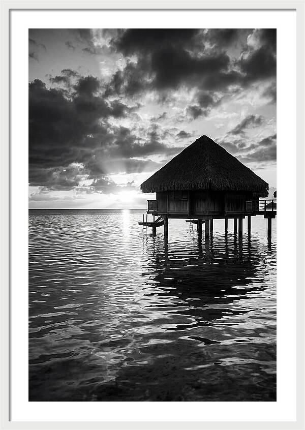 Maldives Bungalow Reflection